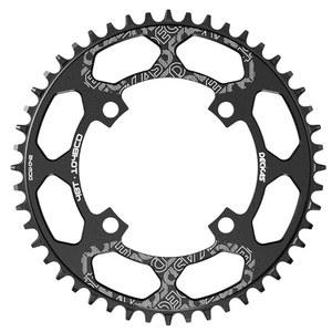 104mm BCD 좁은 와이드 톱니 원형 자전거 체인링 40T 42T 46T 48T 50T 52T CNC 가공 합금, 8~12개의 속도 체인에 맞습니다