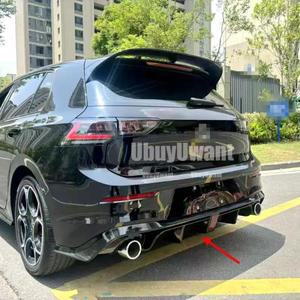 폭스 바겐 골프 8 MK8 8.5 R-line Gti  + 자동차 후방카메라 범퍼 디퓨저 사이드 스플리터 스포일러 립