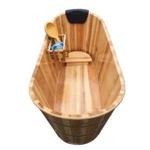 편백나무 히노끼탕 반신욕 목욕통 욕조 호텔 좌식 간이