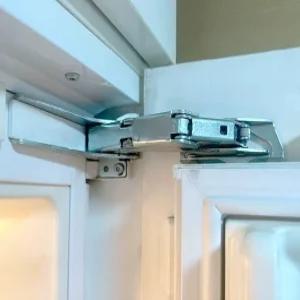 빌트인냉장고경첩 힌지 오피스텔 일반냉장고 상가 니켈색 꺽쇠 플랫 문짝 한쌍 도어 코너