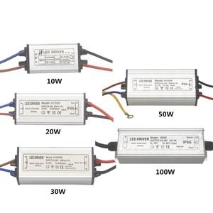 LED 드라이버 10W 20W 30W 50W 어댑터 변압기 조명 AC85V-265V ~ DC25-40V IP66 전원 공급 장치