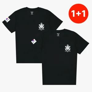 기능성 냉감 쿨맥스 ROKA 로카 해군 티셔츠 2P