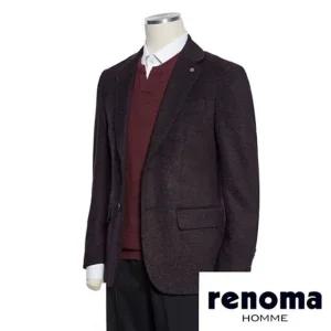 [갤러리아] 레노마 FW 모혼방 솔리드 캐쥬얼 버건디 자켓 RQLMBJ58A