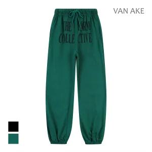 [반에이크] 캐주얼 레터링 조거 팬츠_VB3YSLQ306Z