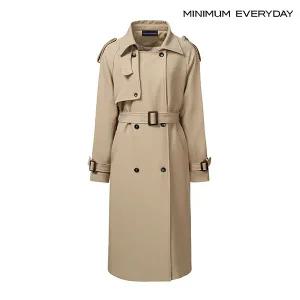 [롯데백화점]미니멈에브리데이/보니스팍스 [미니멈 에브리데이]트렌치 더블 롱 자켓 (EB1JK022D)