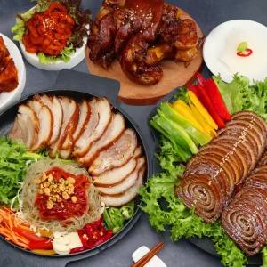 [족발한상세트] 순수본가 한돈 순살족발 400g+미니족500g+껍데기 200g