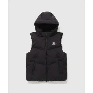 [엄브로] 플라이트 구스 후드 다운 베스트 B1 UQ421SDVO1 BLK0 LGR0