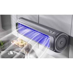 초미니 선풍기 시원한 펀칭없이벽걸이형 부엌 여름 선물 화장실 벽걸이 그레이플러그인