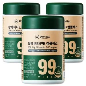99바이탈 활력 비타민B 컴플렉스 360정 X 3개