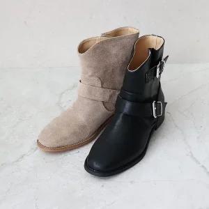 [원더슈즈] 바이크버디 컴포트 쿠션 루즈핏 앵글부츠 3CM RA-9020