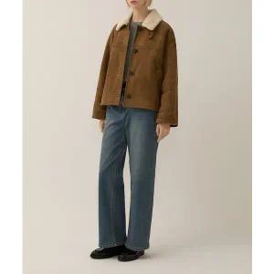 [리스트](대구신세계) 인조 스웨이드 무스탕 자켓