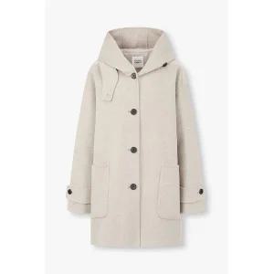 STUDIO TOMBOY 핸드메이드 후드 울혼방 하프코트(9175411981AR)925637