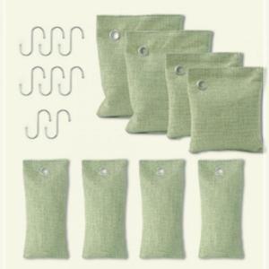 jdtlr47 클린업탈취대나무숯주머니8p세트습기냄새제거숯 대숯 대활성탄 냉장고숯 공기정화숯