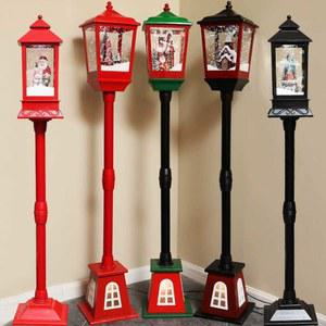 가로등 스노우볼 인테리어 모형 1 9m 음식점 크리스마스 장식