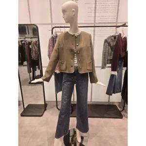 [ZOOC](대구신세계)[주크] 울 블렌드 라운드 코트 Z254MSG311