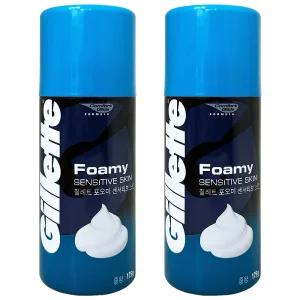 질레트 포오미 센시티브 스킨 쉐이빙 폼 175ml 2개