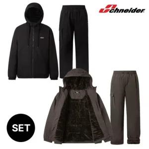 슈나이더 남성 패딩 기모 자켓 팬츠 셋업