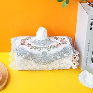 (무료배송) 로잘린 레이스 티슈커버 사각티슈커버 티슈케이스