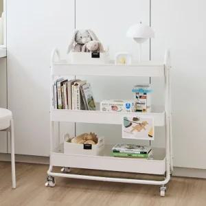 한샘 재크 와이드 트롤리 이동식 수납 웨건 바퀴 이동형 카트