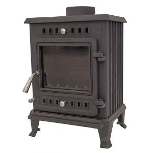 신일금속 화목난로 주물 사각난로 노출형 20평형 벽난로 장작 SL-091