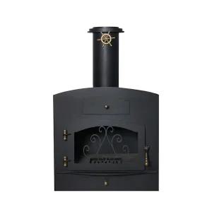 신일금속 화목난로 매립형 고급 벽난로 40평 장작 전원주택