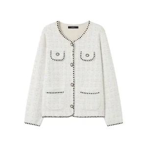 [GGPX]노카라 진주 트위드 가디건 (GPDCK018D)