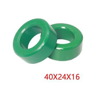 (1피스)40x24x16mm 녹색 방지 재밍 필터 마그네틱 링 인덕터 Mn-Zn 토로이달 페라이트 스틸 코어