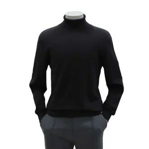 [롯데백화점]본매그넘 BON 23F/W 캐시미어 혼용 블랙 남성 장 목폴라 (BN3WSW860)