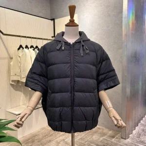 [대구백화점] [ab.f.z]니트 후드 케이프 덕다운 패딩 자켓(AOZ4FFD4J)