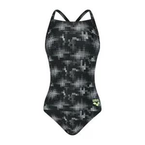 아레나 픽셀아트 원피스 드롭백 A5SL1LD06-BLK