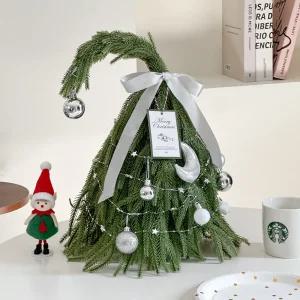 엘프 크리스마스 미니트리 풀세트 크리스마스트리 실버 오너먼트 장식품 데코 PE트리 트리풀세트 트리장식