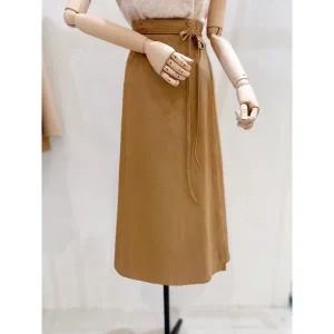 갤러리아 [LAP]롱스웨이드 랩스커트 (AR7XS463)