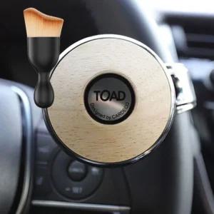 자동차 파워 핸들봉 우드 차량 운전대 보조 손잡이 다용도 먼지 브러쉬 세트