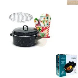 키친아트 군고구마 냄비 직화 장갑포함 28cm 고구마 생선 굽는 냄비