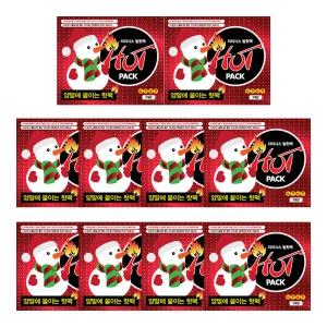 자이시스 붙이는 파스형 발난로 핫팩 2p X 100개