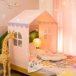 침대 캐노피 공주 놀이방 텐트 놀이 홈데코 가구 베드 케노피 모기장 인테리어 침실 레이스