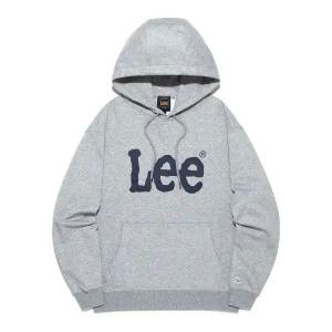 국내브랜드 LEE 빅 트위치 로고 후드 티셔츠 그레이 LE2503HD01GR 637162