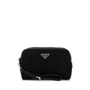 프라다 여성 블랙 나일론 뷰티 파우치 1NS021R067 F0002