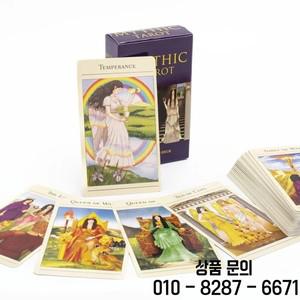 78개 신화적인 타로 덱 10.3x6cm 성인용 영어 카드 놀이 운명 게임 컬러풀 박스