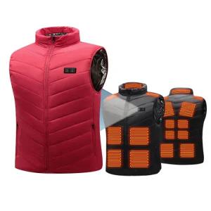 온열조끼 충전식 발열조끼 대형 겨울용 온열 조끼 남녀공용 낚시 등산 캠핑
