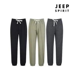 JEEP SPIRIT 겨울 남성 밴딩 조거 팬츠 3종택1