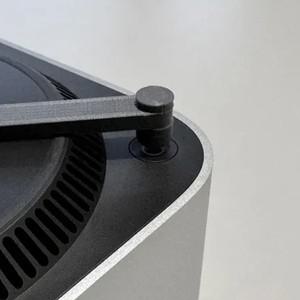 미니 소형 컴퓨터 홀더 데스크탑 PC Mac Mini M4 2024 전원 버튼 베이스용  스탠드 브래킷