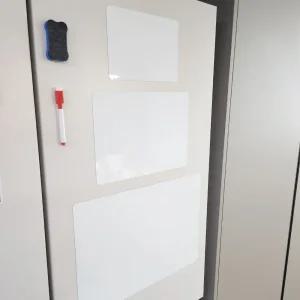 고무 자석 붙이는 화이트 보드 부착 벽에 칠판 A5 무타공 시트지 자석판 부착형 롤 냉장고 보드판 미니