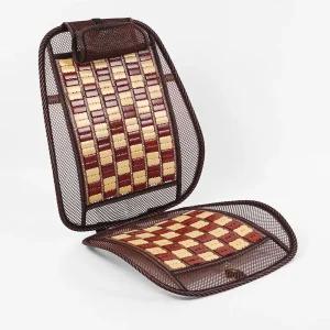 쾌적한 자동차 대나무시트 사무실 여름방석 쿨매쉬커버 차량 시트 쿨링 매트 통풍 여름 차량용 우드