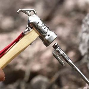 캠핑문 420J 스텐레스 팩망치 C5 자루 손잡이 해머 햄머