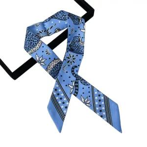 스카프 머플러 연예인 패션 브랜드 스키니 럭셔리 목도리 선물 여성 실크 모던