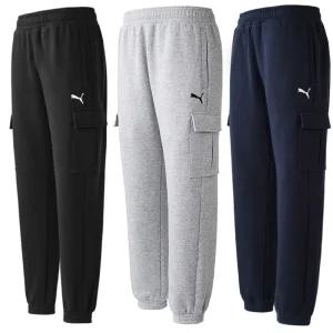 푸마 남성 플리스 카고 조거바지