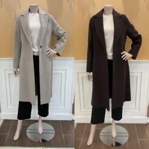 M백화점 레프리버코트 테일러드하프코트 B4DAH829