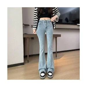 남성 청바지 컬러 부츠컷 하이웨스트 슬림핏 스판바지 긴바지 OP1