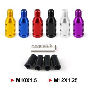M10x1.5M12x1.25 스레드 자동차 수동 기어 시프트 노브 어댑터 알루미늄 합금